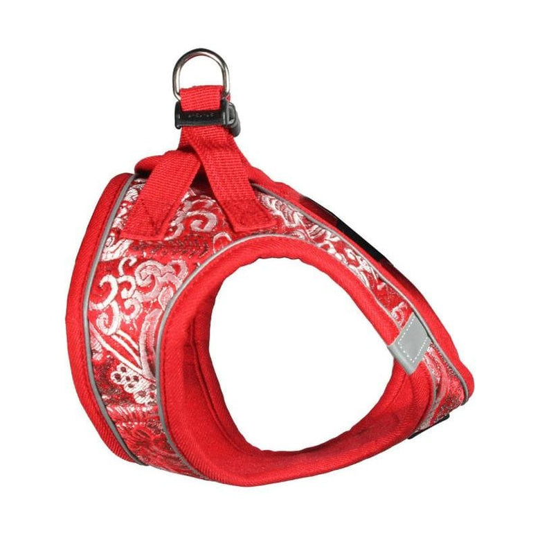 Barker's Bowtique Harnesses EZ Reflective Royal Elegance Harness Dog Vest
