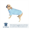 Blossom Feather Soft with Flower Buttons Warm Dog Sweater - Blue