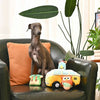 Hugsmart Products Inc Dog Toys Volkswagen Camper Van Hide and Seek Interactive Plush Squeaky Dog Toy Set - 4 Pc