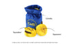 Paw-nukkah Gelt-y Treats Plush Squeaky Hanukkah Holiday Dog Toy Set - 3 Pc