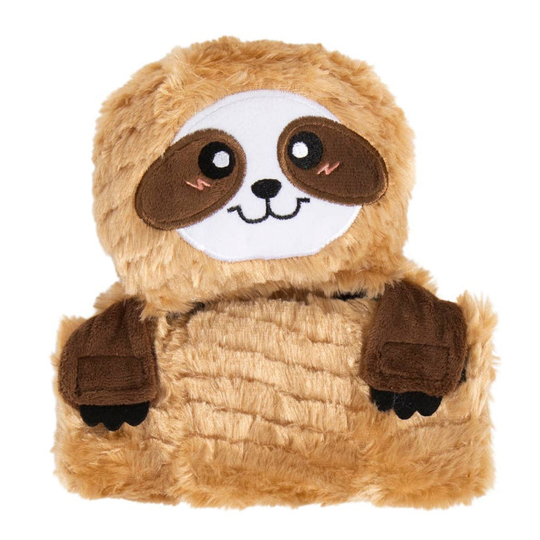 Snufflerz Blankets Sloth Interactive Plush Squeaky Dog Toy