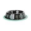 Jojo Modern Pets Bowls Non Skid Stainless Steel Dog Bowl - Unicorn Black