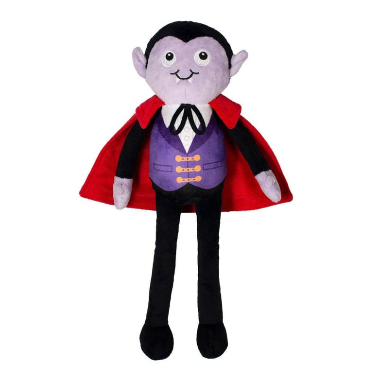PetShop by Fringe Studio dog toys Halloween You're My Blood Type Purple Plush Squeak Dog Toy