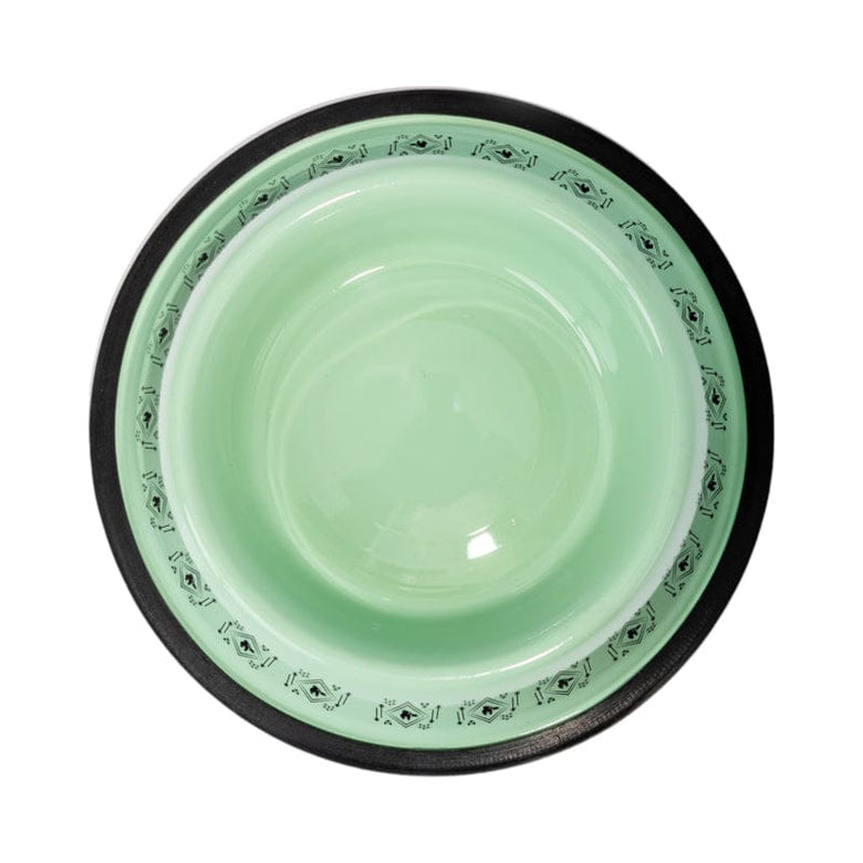 JoJo Modern Pets Bowls Mint Unicorn 24oz. Designer Plastic Non-Skid Dog Bowl