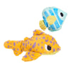 BARK dog toys Coral Ruff Leopold Leopard Shark with Hidden Toy Inside Plush Squeak Dog Toy