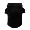 Doggie Design Tee's Jet Black Solid Collared Dog Polo