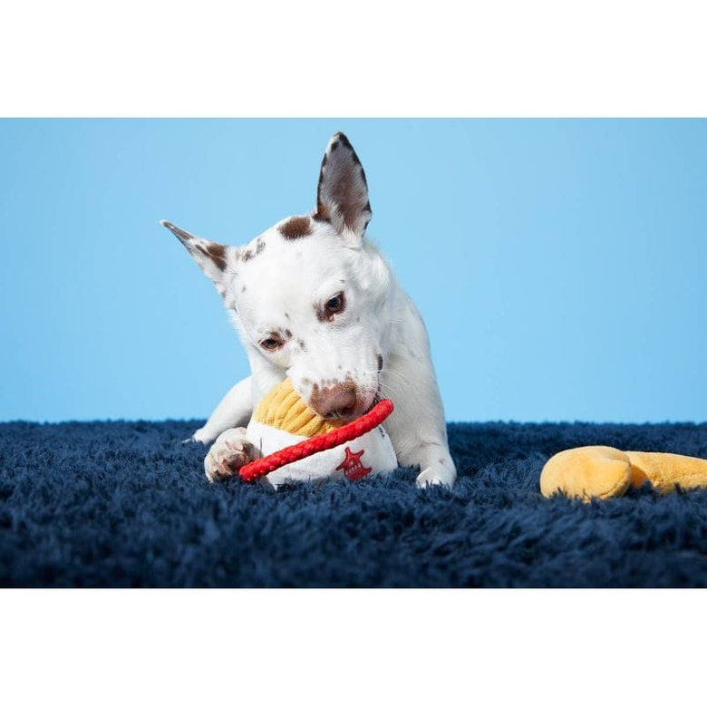 BARK dog toys Chew Mein & Furtune Cookie Rope Plush Interactive Dog Toy - 2 Pc