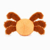 Hugsmart Products Inc dog toys Howloween Night Brown Spider Ball Dog Toy
