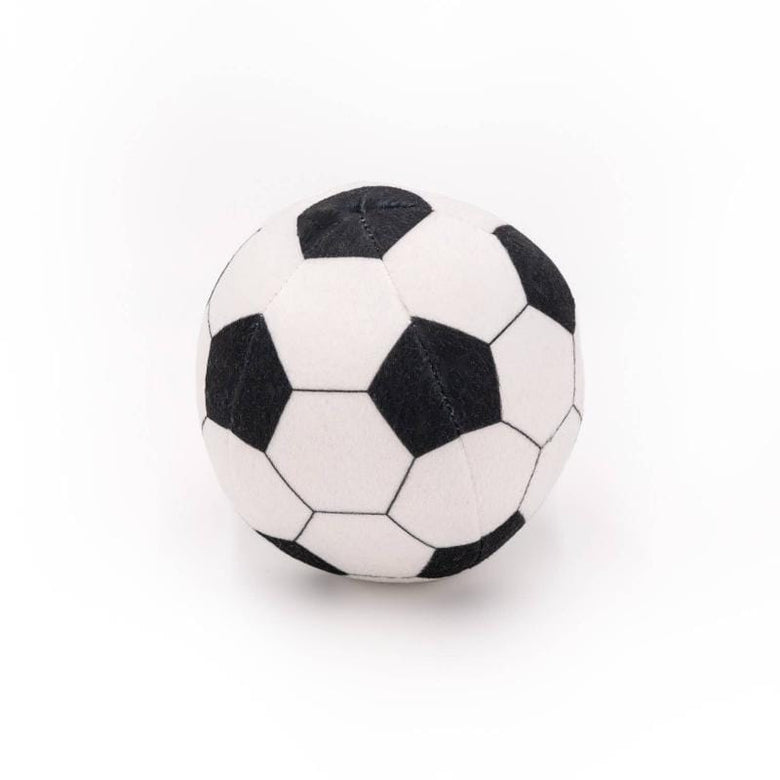ZippyPaws dog toys SportsBallz Soccer Plush Dog Toy