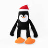 Christmas Holiday Crinkle Penguin Plush Squeaky Dog Toy - Jumbo Size