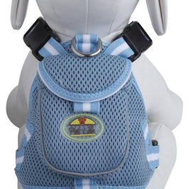 Pet Life Harnesses L / Blue Pet Life - Mesh Pet Harness With Pouch