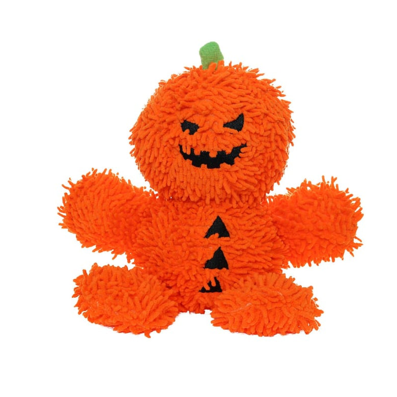Tuffy Dog Toys - VIP Products dog toys Halloween Mighty Microfiber Ball Pumpkin Man Durable Dog Toy