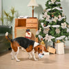 Hugsmart Products Inc dog toys Happy Woofmas Yeti Ball Plush Dog Toy