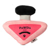 Muttzie dog toys Pawda Pink Luxury Pawfum Plush Squeak Dog Toy