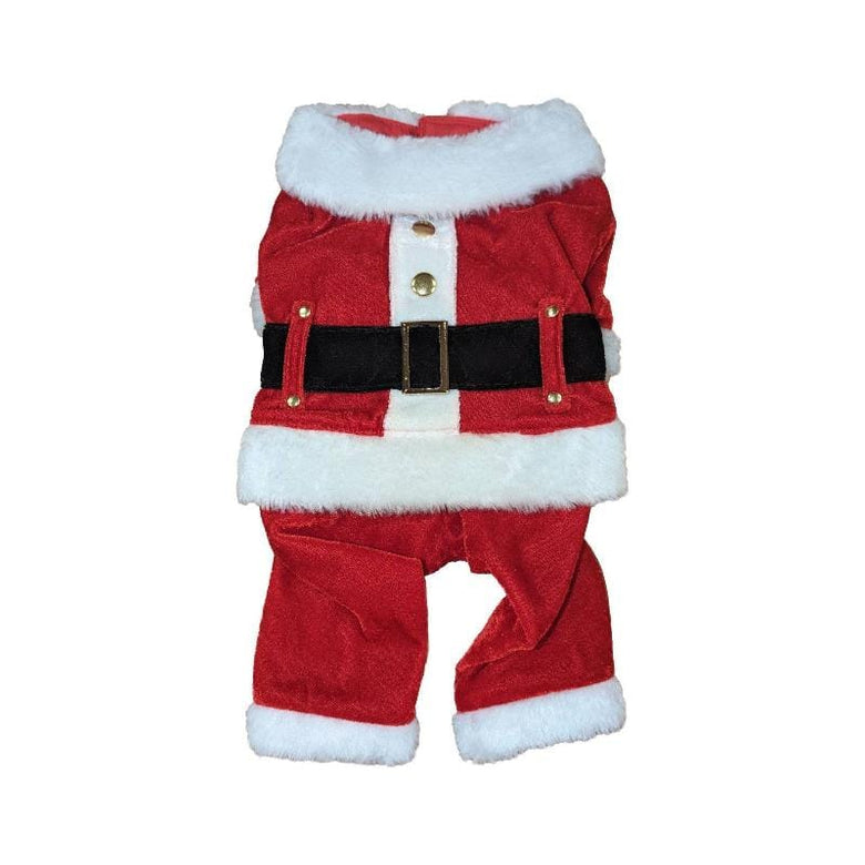 Barker's Bowtique - Warehouse Moving Sale thru 11/30 dog apparel Santa Pet Suit with Santa Hat