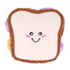 ZippyPaws dog toys PB & J Sandwich Snufflerz Plush Dog Toy