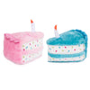 Zippypaws Toys Birthday Cake Pink Plush Squeak Dog Toy