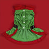 TMU - YIN DIGITAL SOLUTIONS GMBH Dog Apparel Holiday Green Peppermint Candy Button Dog Dress