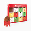 Holiday Advent Calendar Christmas Dog Toy Set - 12 holiday Miniz Toys