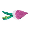 Radish Crinkle Crops Leafy Plush Squeaky Crinkle Dog Toy