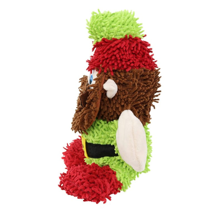 Tuffy Dog Toys - VIP Products dog toys Christmas Mighty Microfiber Ball Elf Durable Dog Toy