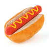American Classic Hot Diggy Dog Interactive Plush Squeaky Dog Toy - 2 Pc