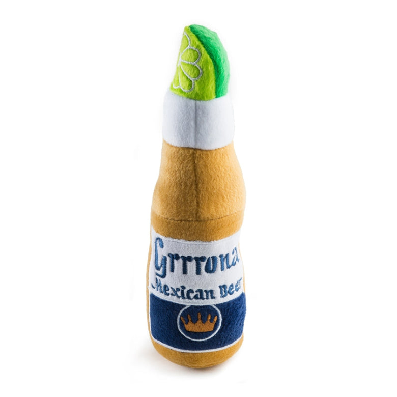 Grrrona Bottle Plush Squeaky Dog Toy - 3 Sizes