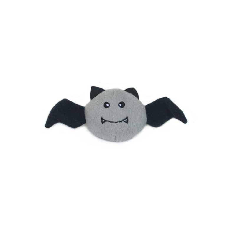 Halloween Burrow Pumpkin & Bats Interactive Plush Squeaky Dog Toy Set - 4 Pc