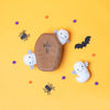 Halloween Burrow Coffin with Ghosts Interactive Dog Toy Set - 4 Pc
