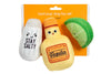 Turnt Pup Beverage Plush Squeaky Dog Toys Set- 3 Pc