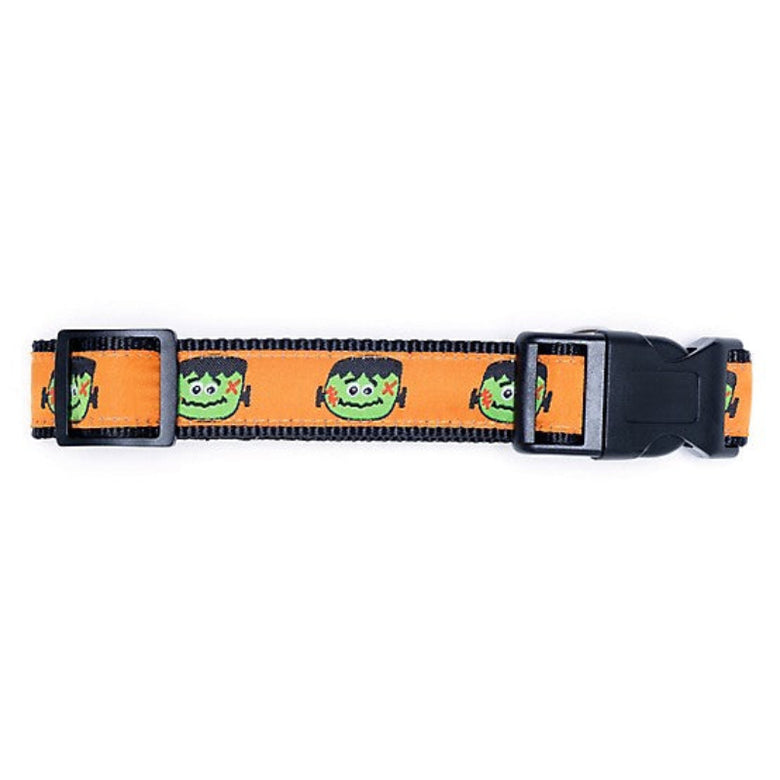 Halloween Season Orange Frank Dog Collar - Size XL