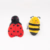 Zippypaws dog toys Crinkle Bee and Ladybug Dog Toys - 2pk