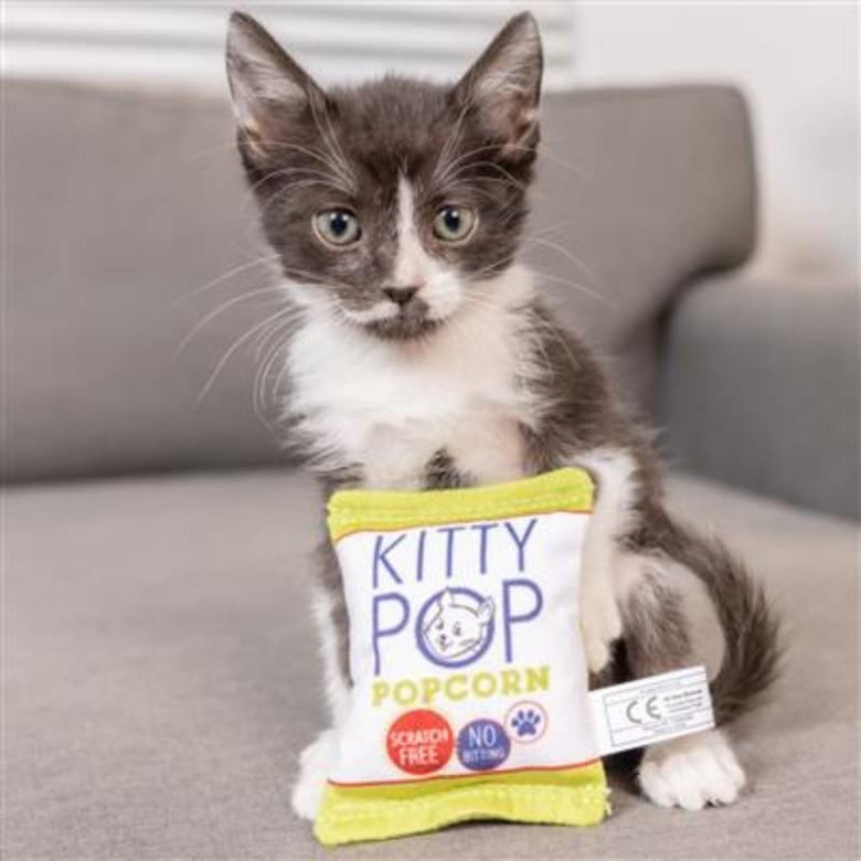 Huxley & Kent Cat Toys Kitty Pop Plush Cat Toy