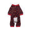 FuzzYard Pajamas Heartbreaker Black & Red Dog Pajamas