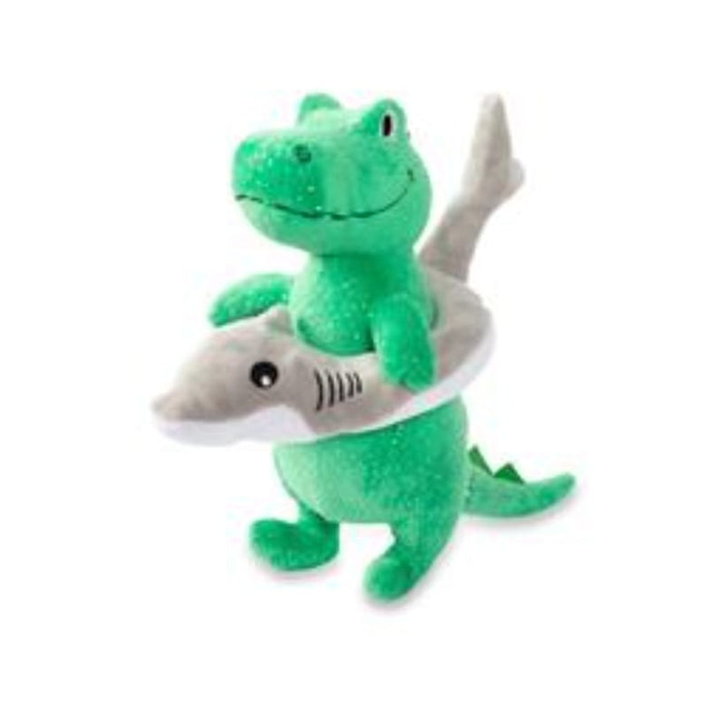 Pet Shop by Fringe Studio dog toys Shark Week Rex Plush Squeak Dog Toy