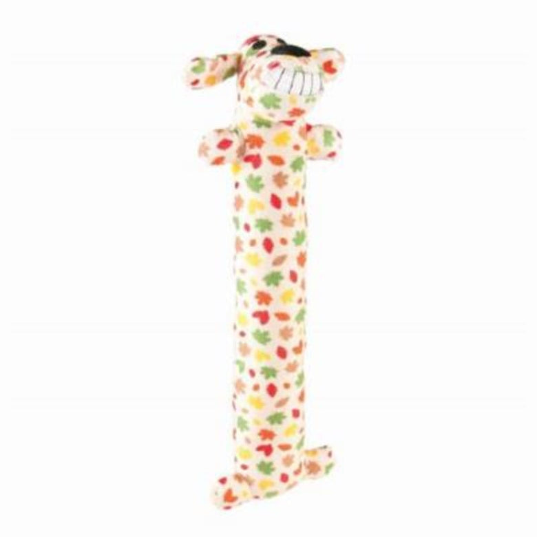 Multipet dog toys Autumn Leaves Loofa Plush Squeaky Dog Toy - 12"