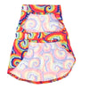 The Worthy Dog Dresses Kaleidoscope Colorful with Yellow Bow Dog Dress