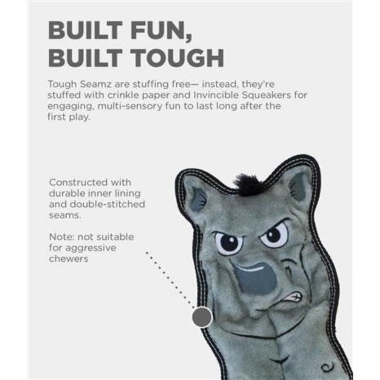 Outward Hound dog toys Tough Seamz Rhino Dog Toy