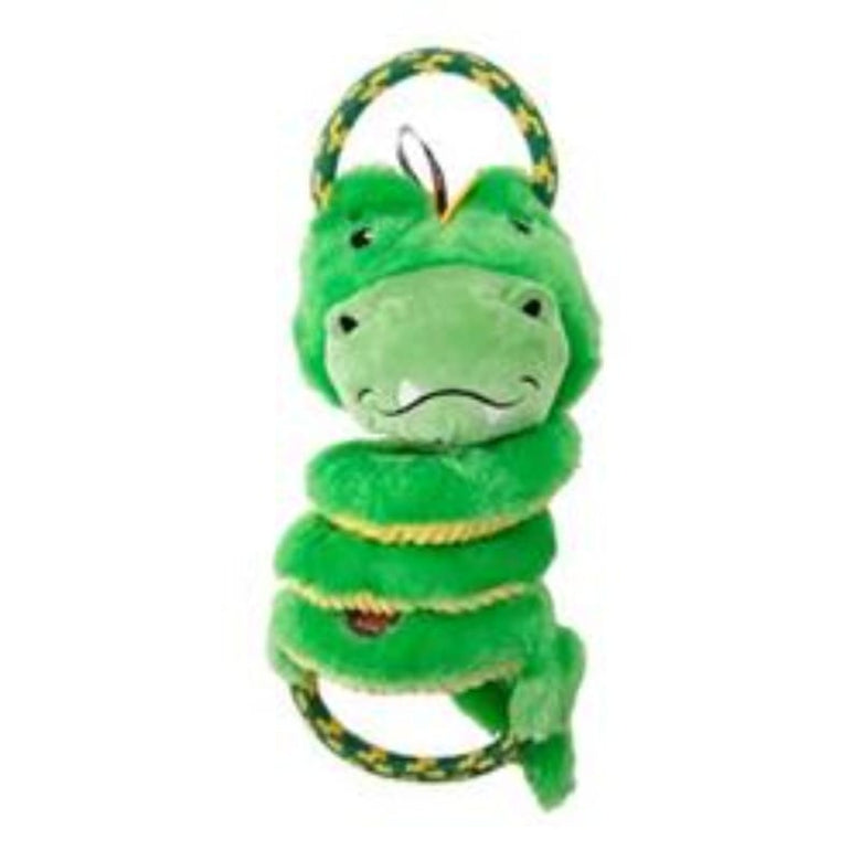 Outward Hound dog toys Springys Gator Plush Dog Tug Toy