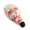 Puppermint Schnapps Bottle Christmas Holiday Plush Squeaky Dog Toy
