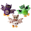 SnugArooz dog toys Halloween Baby Skel-E-Bat Purple Plush Squeak Dog Toy