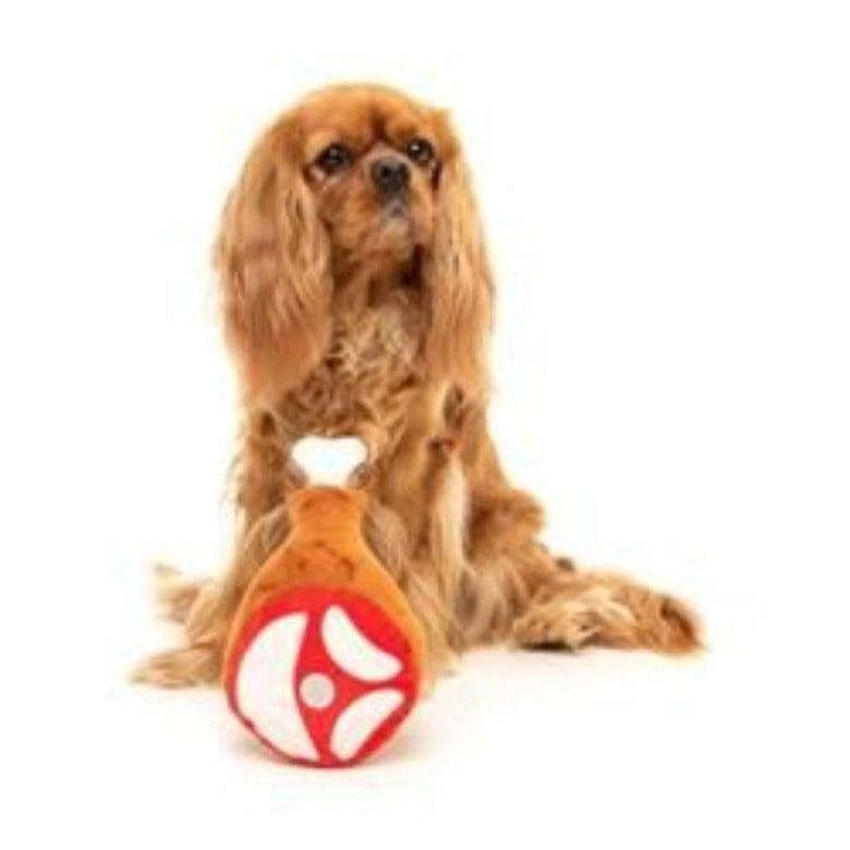 FuzzYard dog toys Holiday Ham Dog Toy
