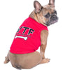 Parisian Pet® Tee's WTF Where's the Food Red Dog T-Shirt