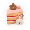 Zippypaws dog toys Burrow Brown & Friends in Cake Interactive Dog Toy