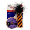 Huxley & Kent Cat Toys Halloween Spiderweb Donut & Black Flake Candle Cat Toy Set - 2 Pc