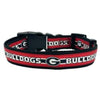 Pets First Collars Georgia Bulldogs Satin Dog Collar - 3 Sizes