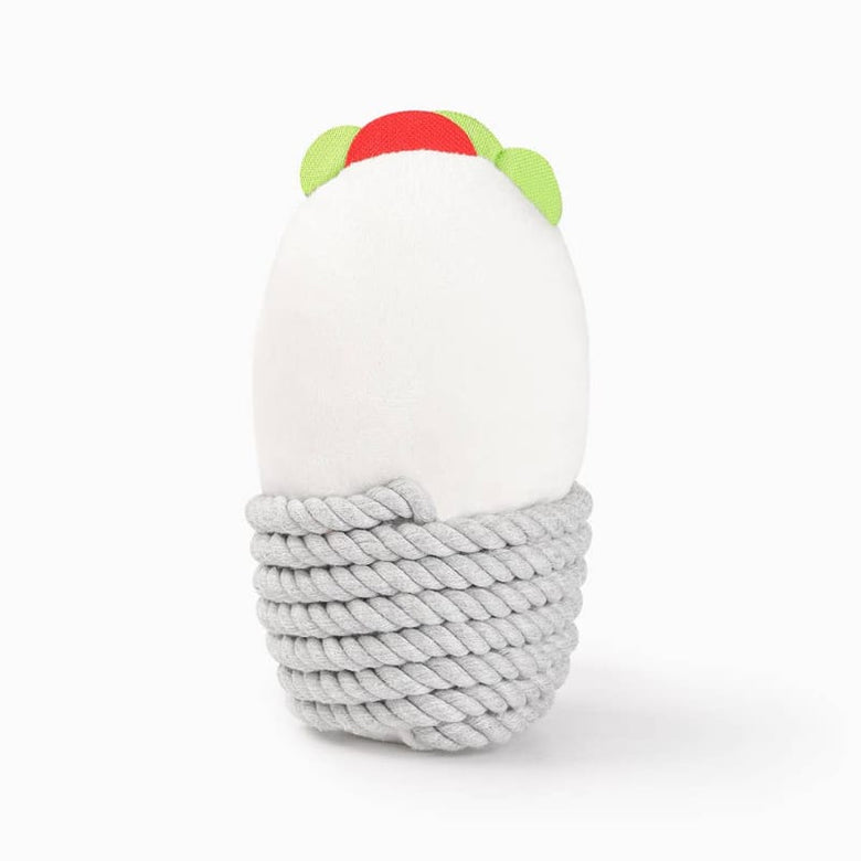 Hugsmart Products Inc dog toys Fiesta Chewsday Burrito Rope Plush Dog Toy