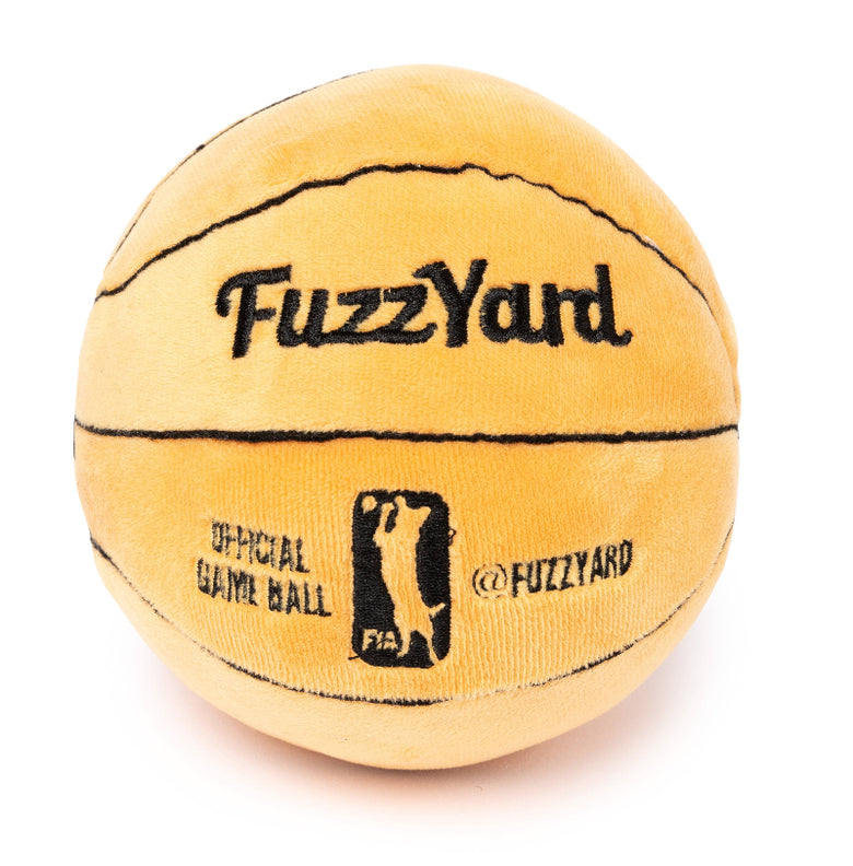 Sports Basketball Plush Squeaky Dog Toy