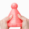 Hugsmart Products Inc dog toys Yappy Birthday Pink Party Hat TPR Rubber Dog Toy