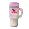 SnugArooz dog toys Pupley Rainbow Cup Plush Squeak Dog Toy 8.5"